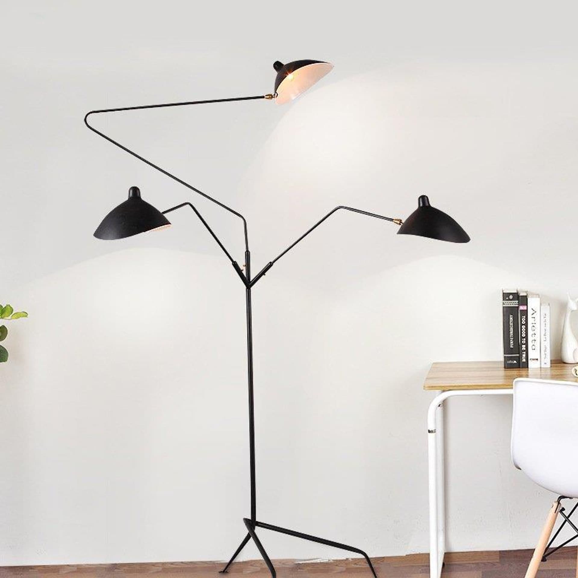 

Lampa stojąca CRANE-3F czarna 210 cm (Kolor czarny matowy)