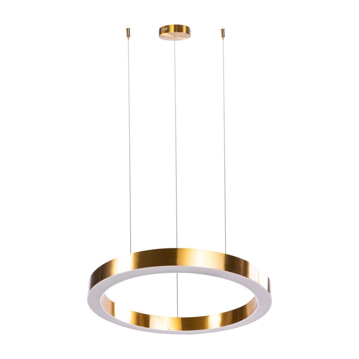 

Lampa wisząca CIRCLE 80 LED mosiądz 80 cm (Kolor mosiądz szczotkowany)