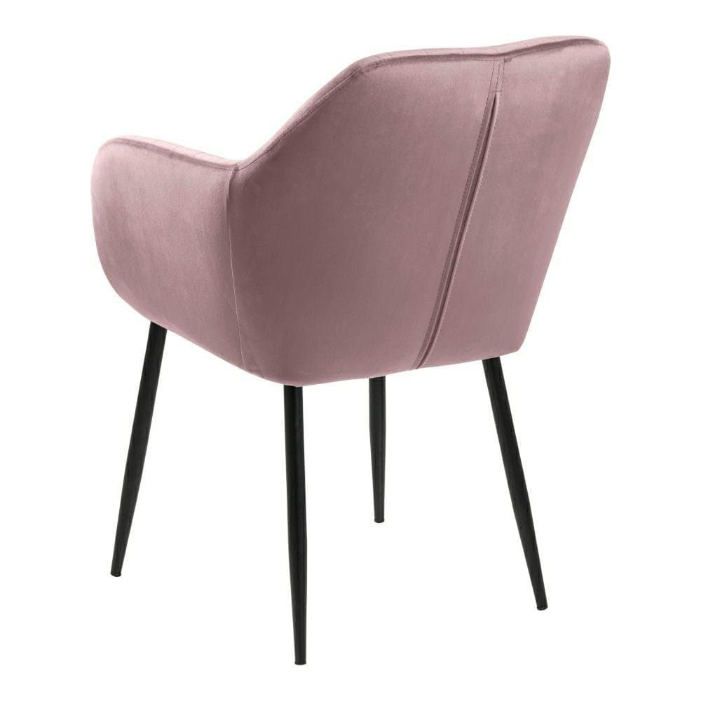 

Krzesło Emilia Velvet dusty rose/black