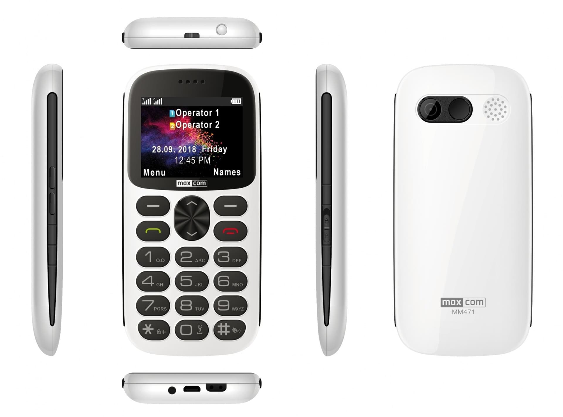 

Maxcom MM471 biały/white