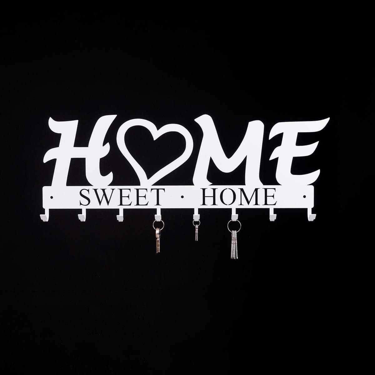 

Wieszak ścienny Home Sweet Home biały
