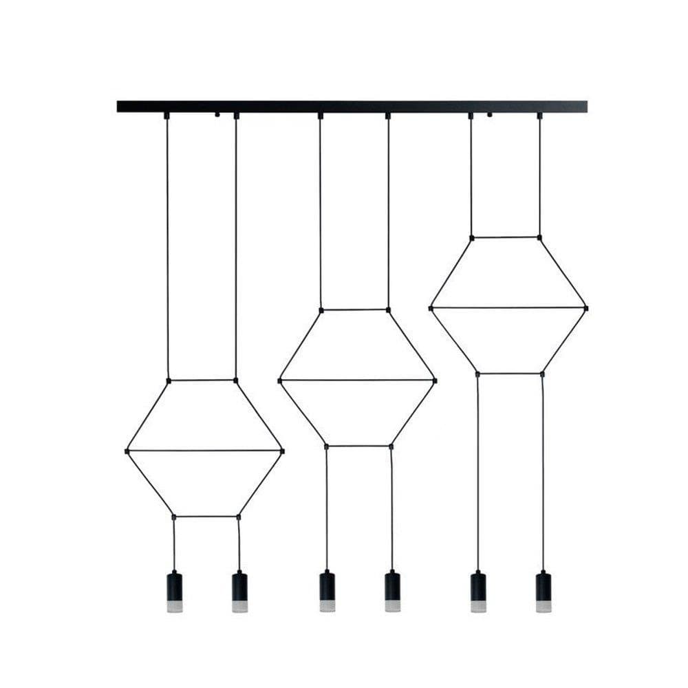 

Lampa wisząca LINEA-6 LONG czarna 100 cm (Kolor czarny matowy)