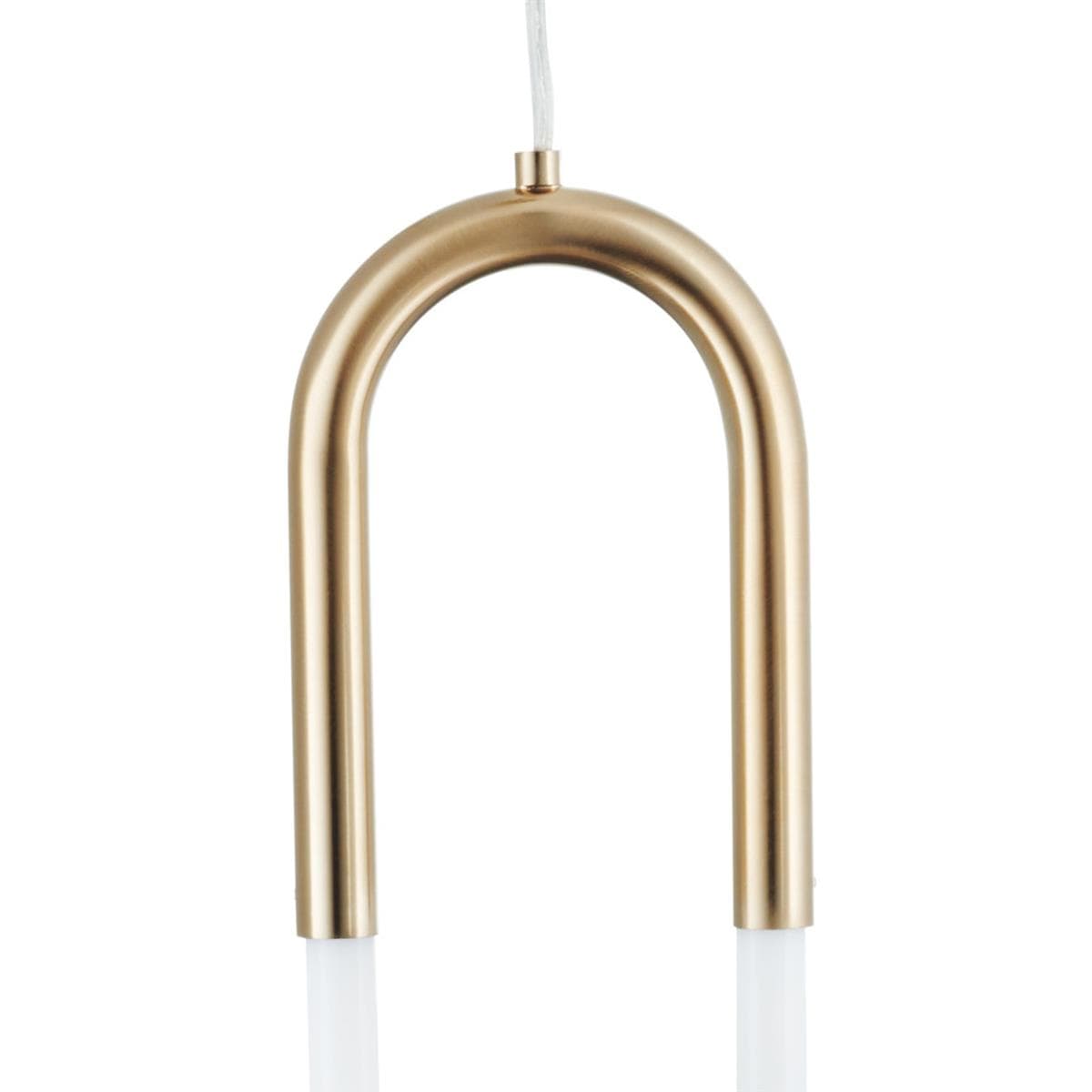 

Lampa wisząca U-SHAPE mosiądz 60 cm (Kolor mosiądz szczotkowany)