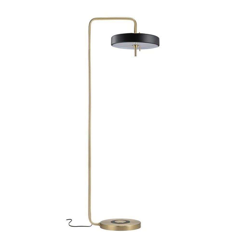 

Lampa podłogowa ARTDECO czarno - złota 162 cm (Kolor czarny matowy)