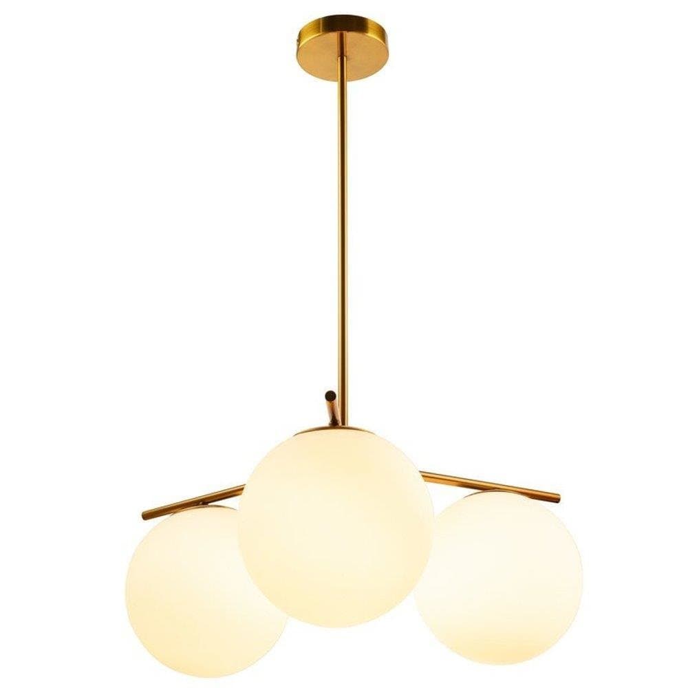 

Lampa wisząca VENUS-3 mosiądz 60 cm (Kolor szkło białe mleczne)