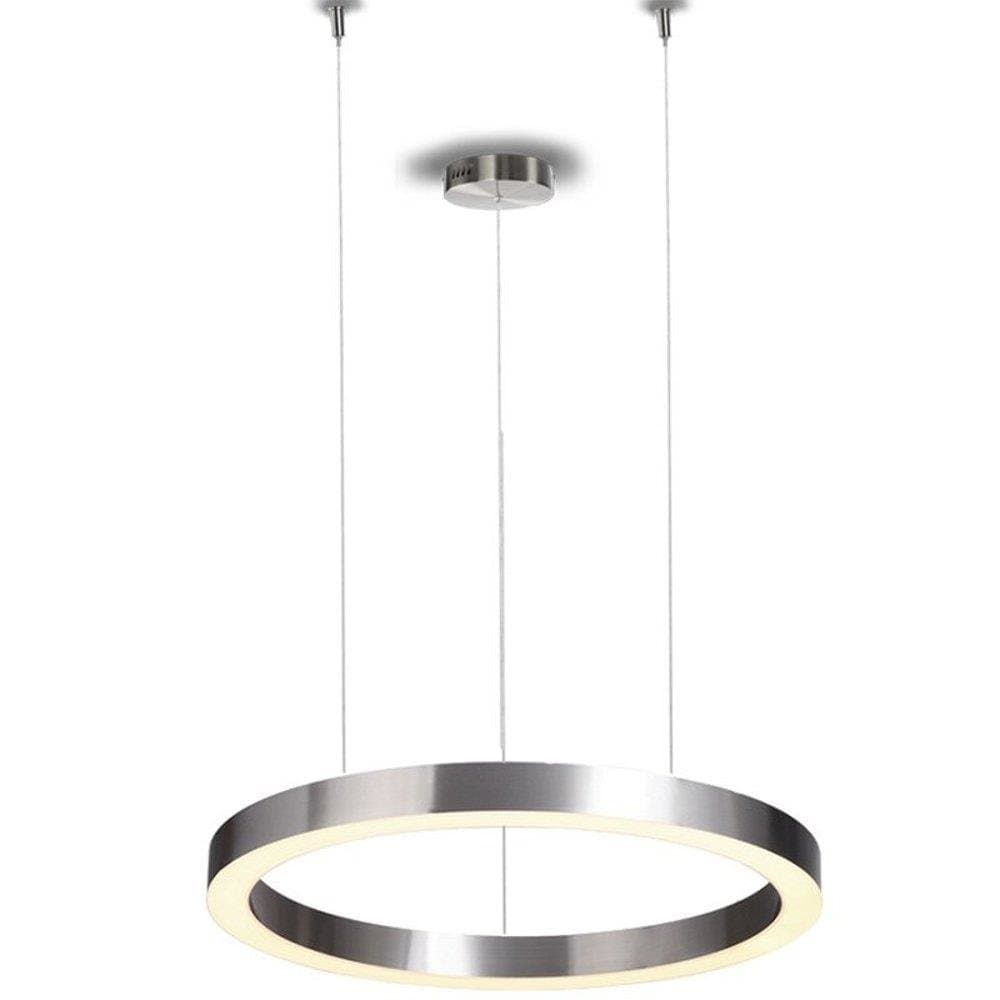 

Lampa wisząca CIRCLE 80 LED nikiel szczotkowany 80 cm (Kolor nikiel szczotkowany)