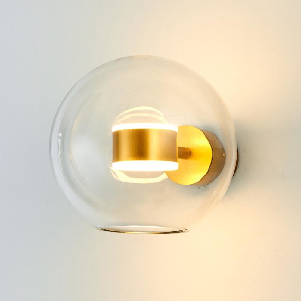 

Lampa ścienna BUBBLES -1W LED złota 3000 K (Kolor złoty matowy)