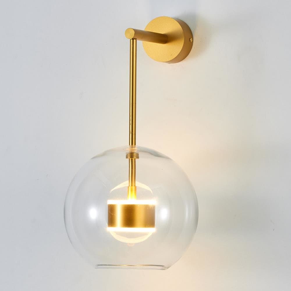 

Lampa ścienna BUBBLES -1WL LED złota 3000 K (Kolor złoty transparentny)