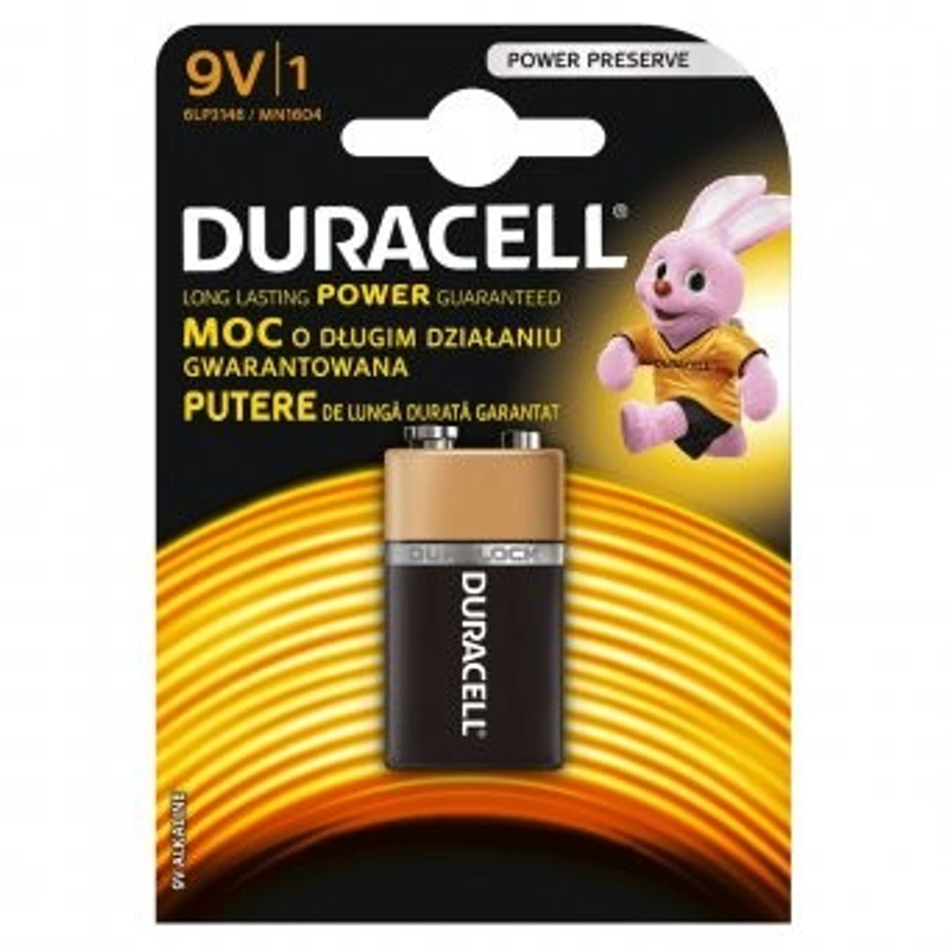 

Bateria alkaliczna, 6LF22, 9V, Duracell, blistr, 1-pack, 42343, Basic