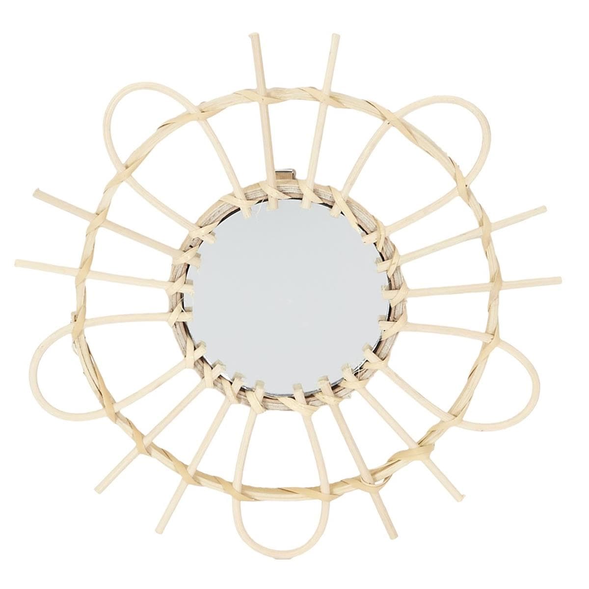 

Zestaw 3 luster rattanowych Lipsi