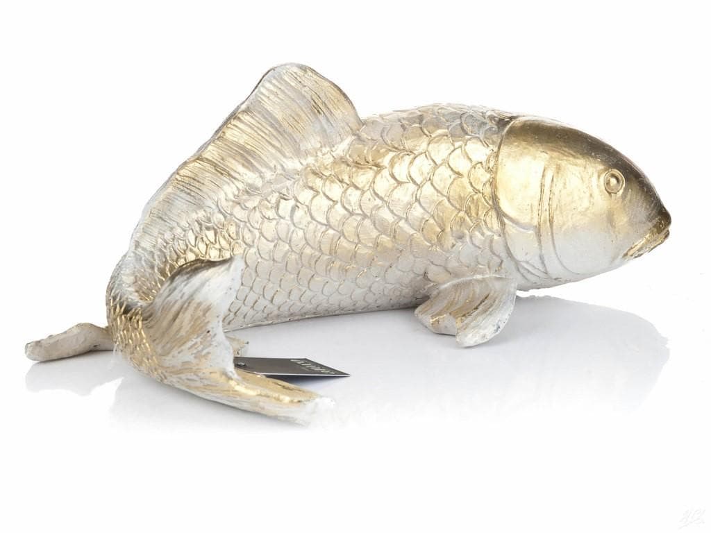 

Karp Koi gold - figura dekoracyjna_Aluro