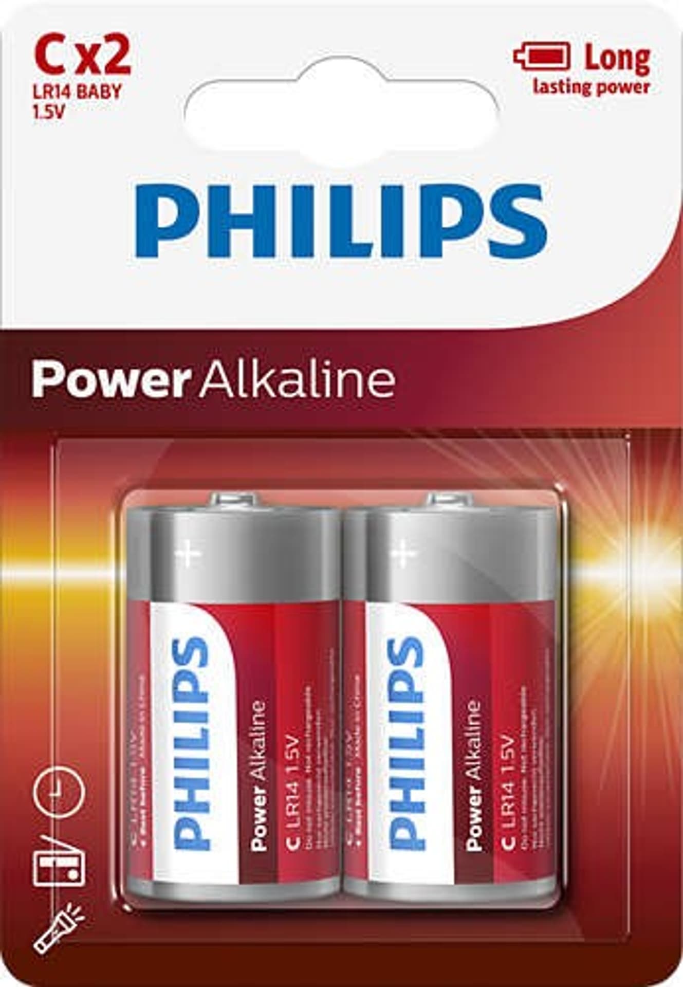 

Baterie Power Alkaline C 2szt. blister