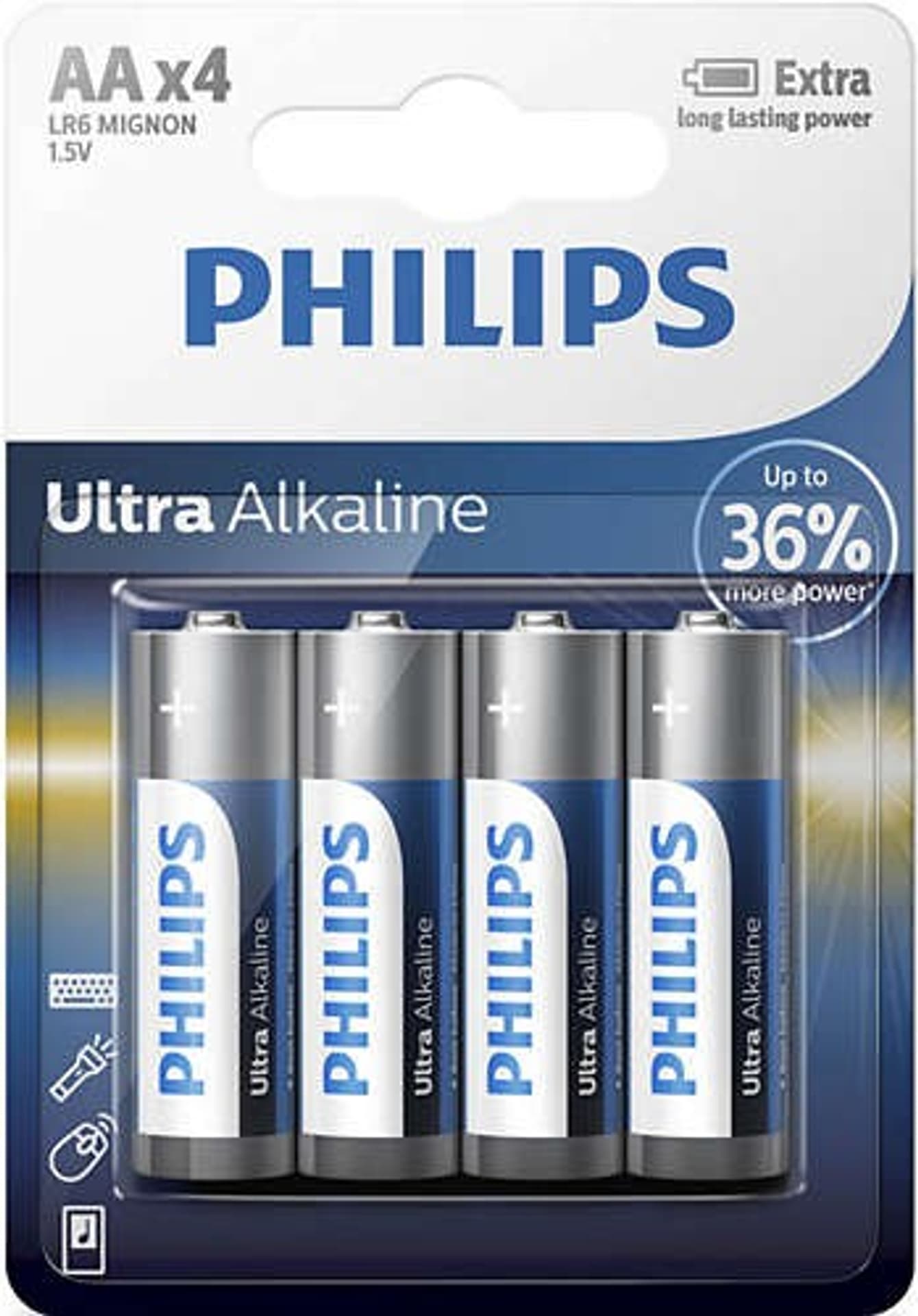 

Baterie Ultra Alkaline AA 4szt. blister