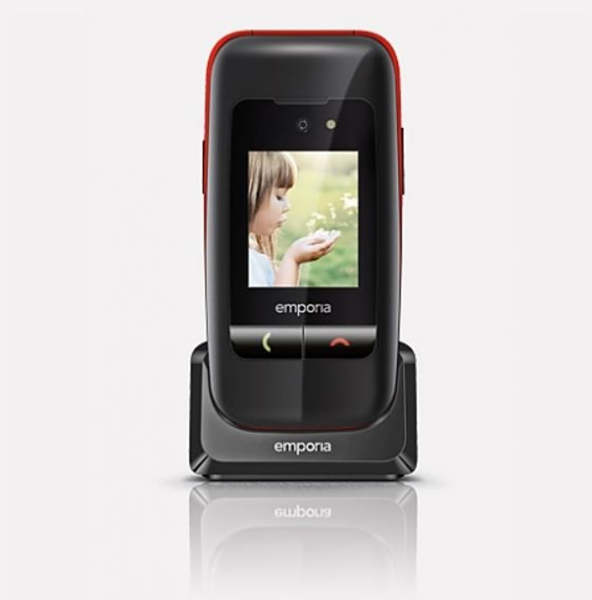 

Telefon One V200 czarno-czerwony
