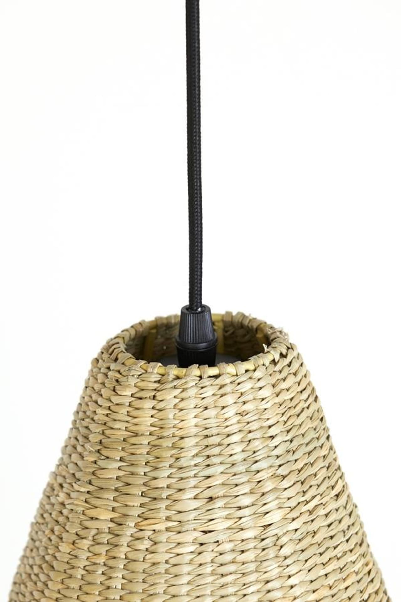 

Lampa wisząca Latika 20x42 cm naturalna