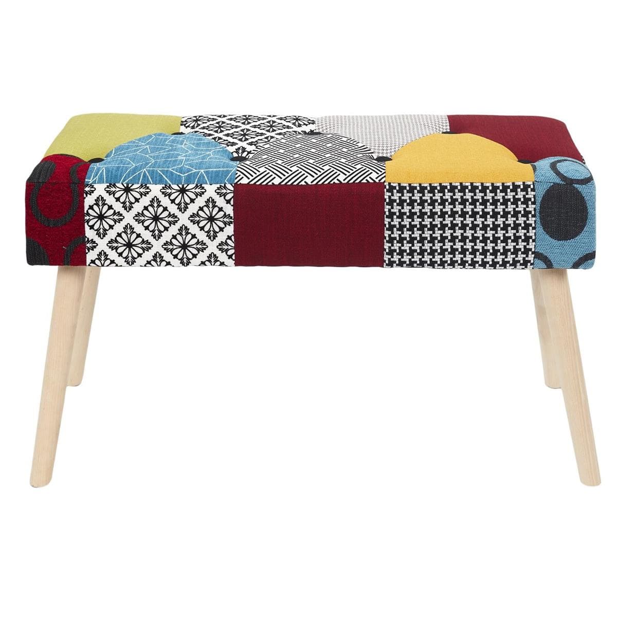 

Ławka Paquet Patchwork kolorowa