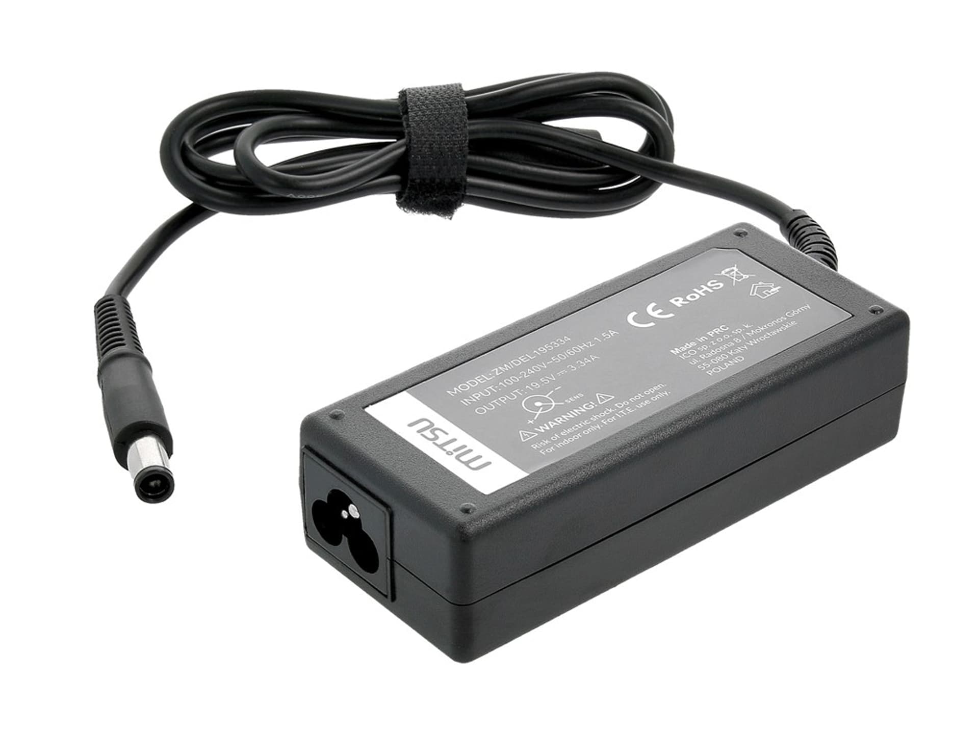 

ładowarka/zasilacz 19.5v 3.34a (7.4x5.0 pin) - dell, 7.4x5.0 pin) - del