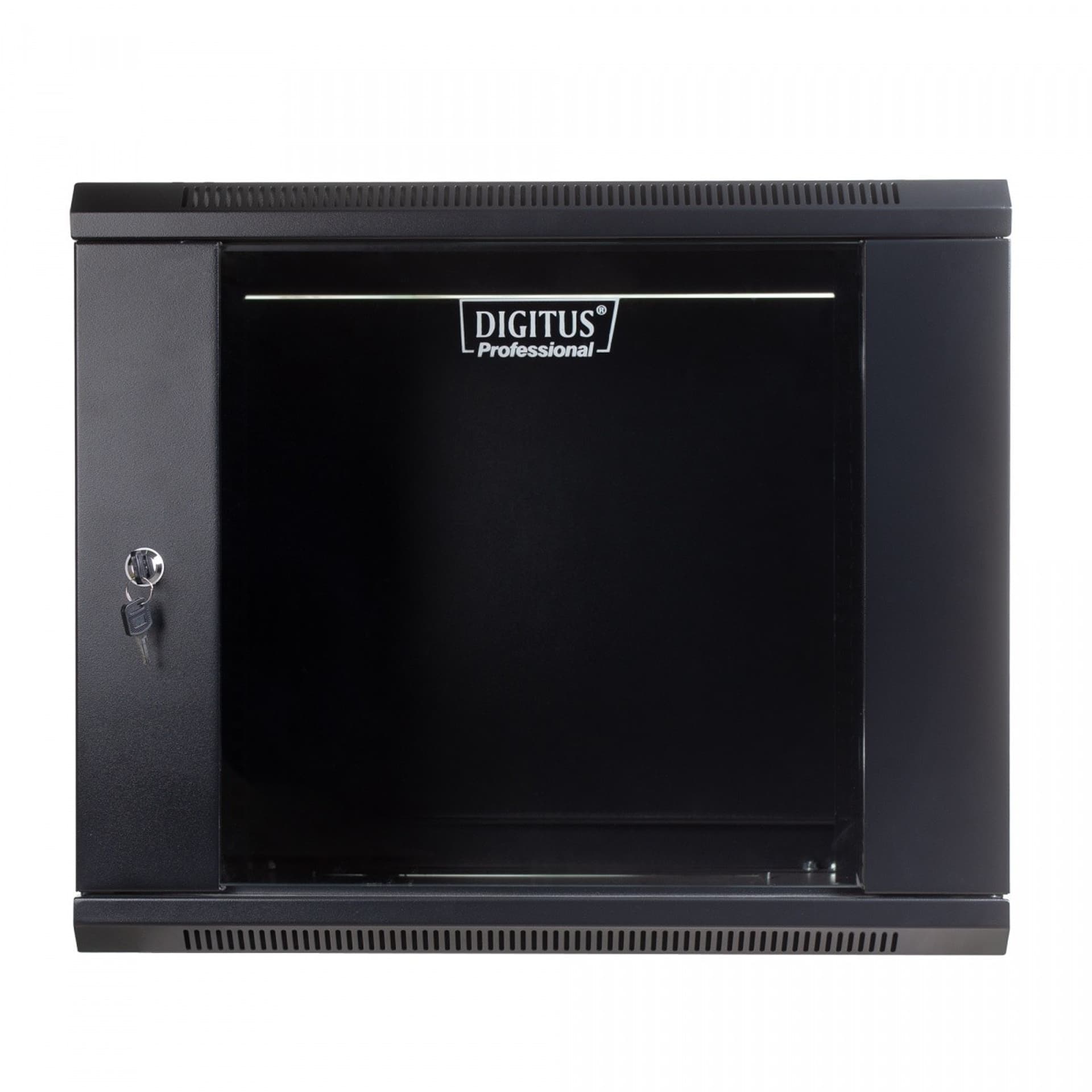 

Szafa wisząca jednosekcyjna 19" 9U 501/600/450mm, drzwi szklane, czarna (RAL 9004)