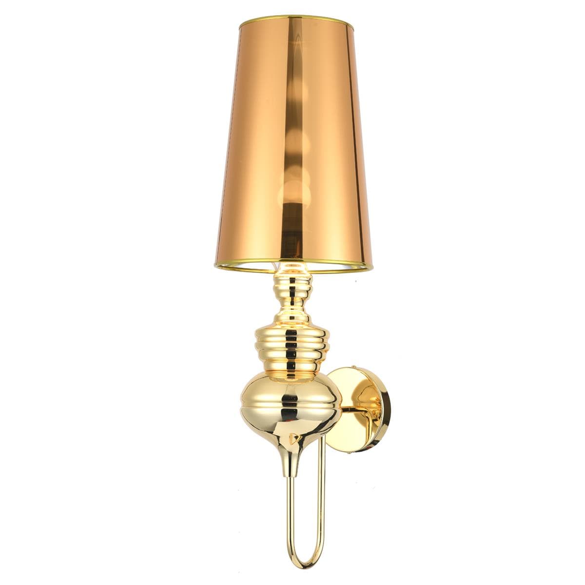 

Lampa ścienna QUEEN złota 18 cm (Kolor Złoty)