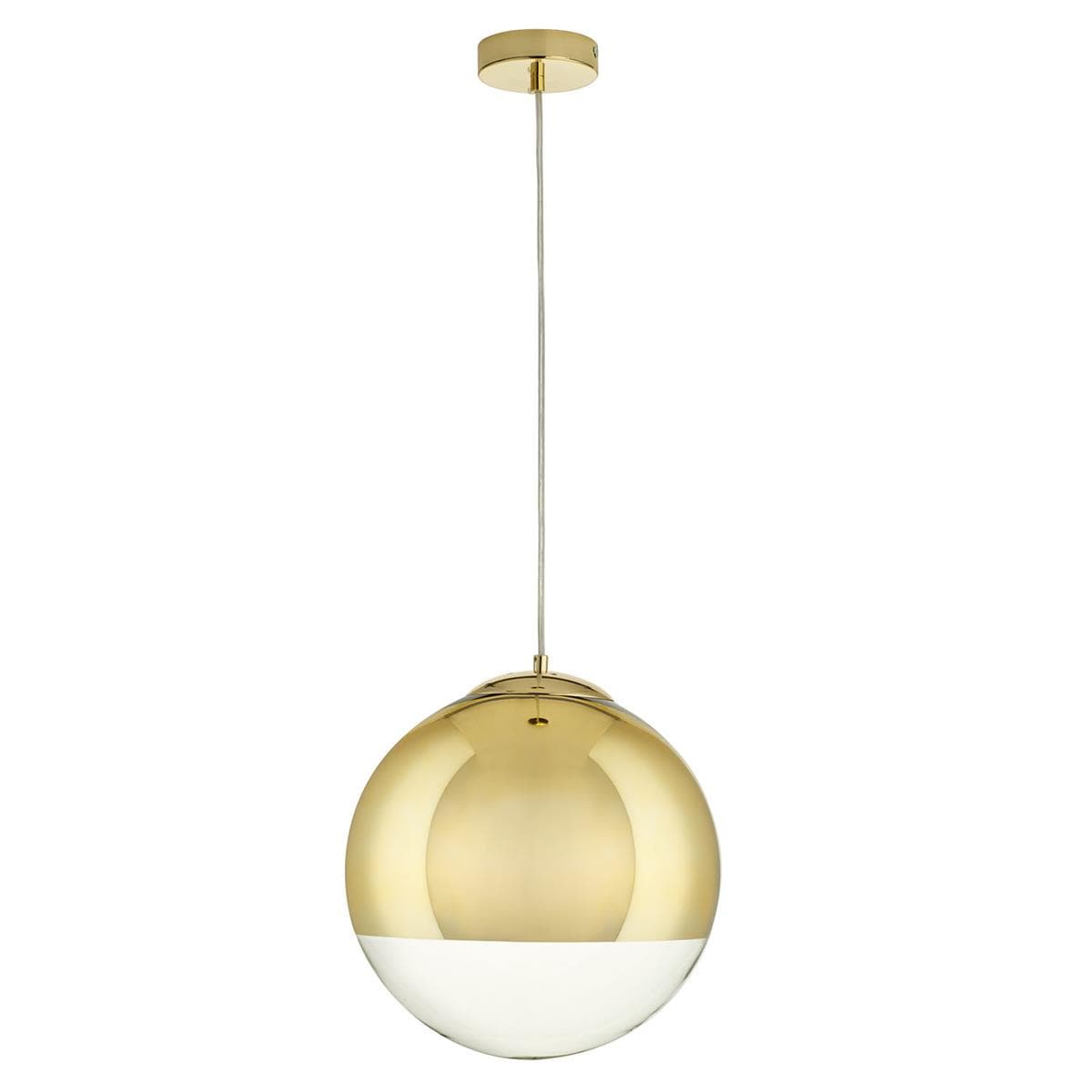 

Lampa wisząca FLASH L złota 40 cm (Kolor transparentny + złoto)