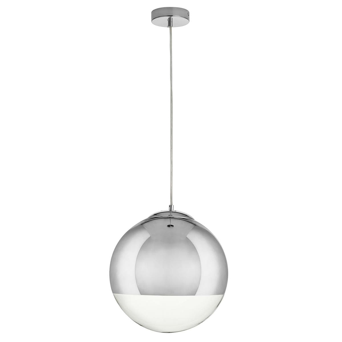 

Lampa wisząca FLASH L chrom 40 cm (Kolor transparentny + chrom)