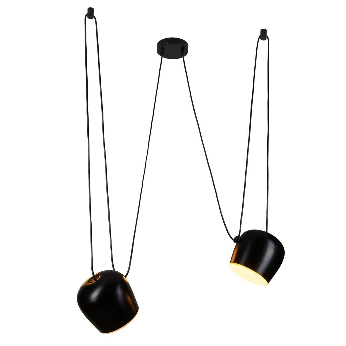 

Lampa wisząca BENNA-2 czarna (Kolor Czarny)