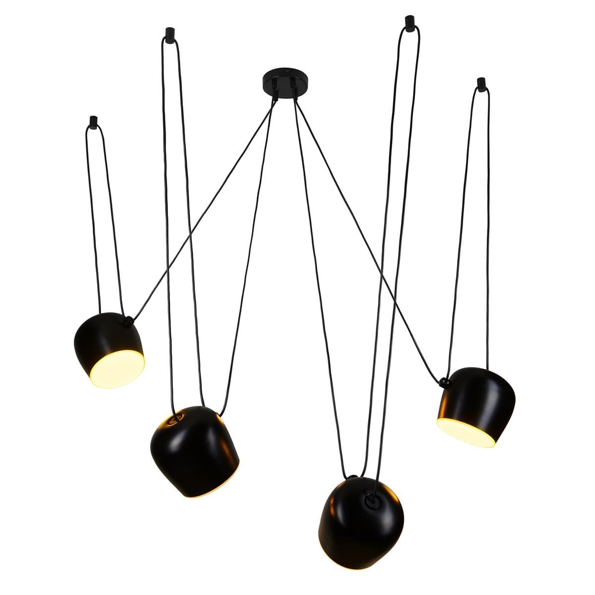 

Lampa wisząca BENNA-4 czarna (Kolor Czarny)