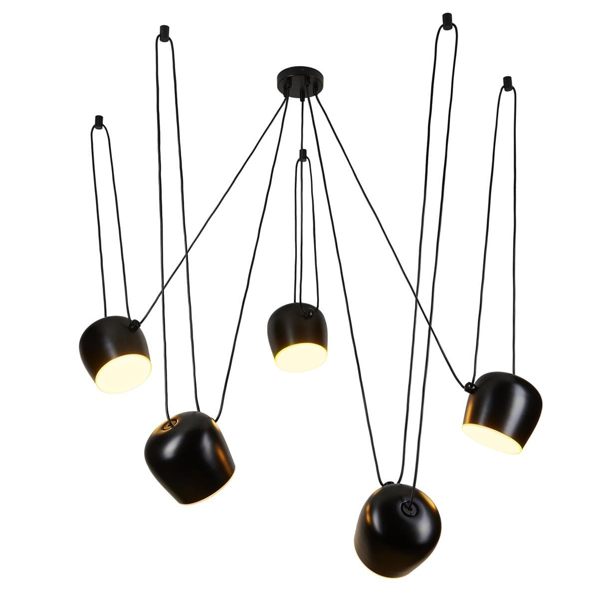 

Lampa wisząca BENNA-5 czarna (Kolor Czarny)
