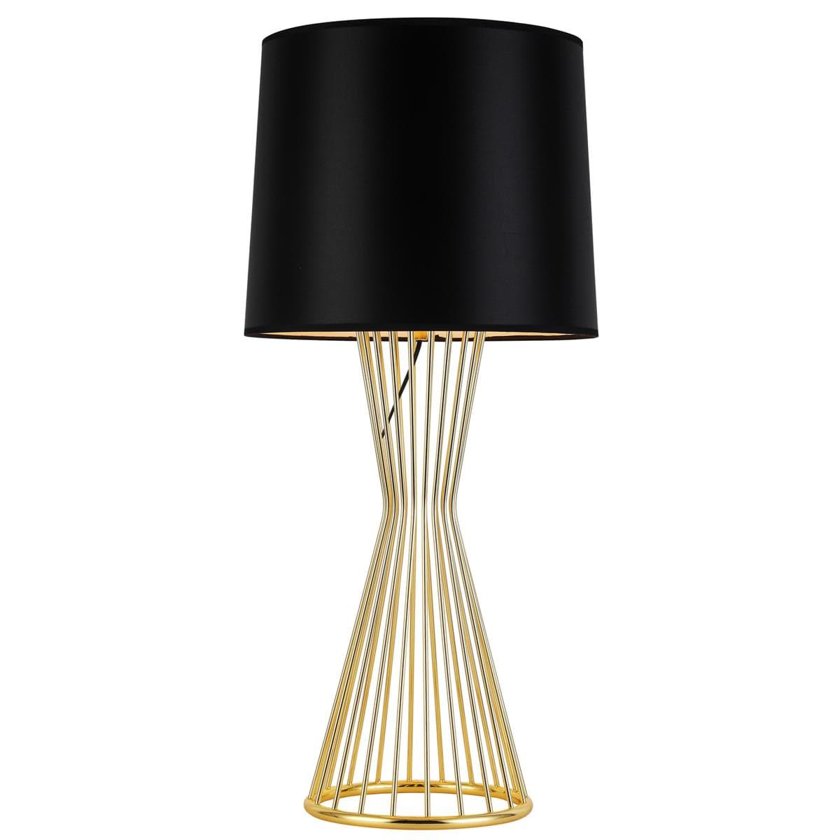 

Lampa stołowa FILO TABLE czarno - złota 85 cm (Kolor czarny połysk)