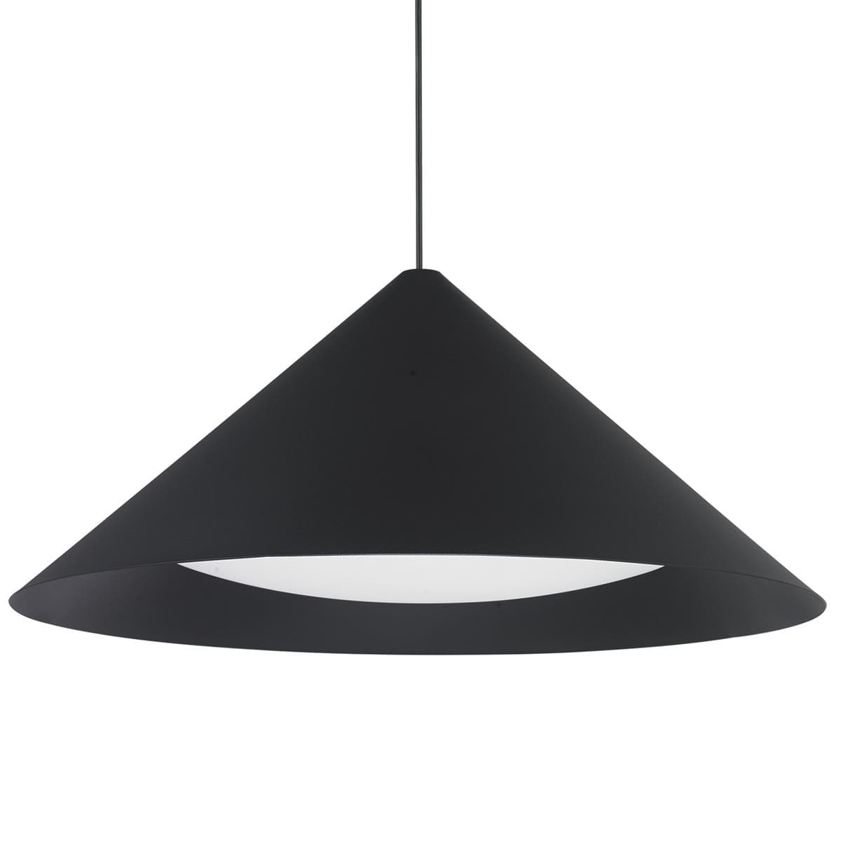 

Lampa wisząca TRIANGOLO LED czarna 65 cm (Kolor czarny matowy)