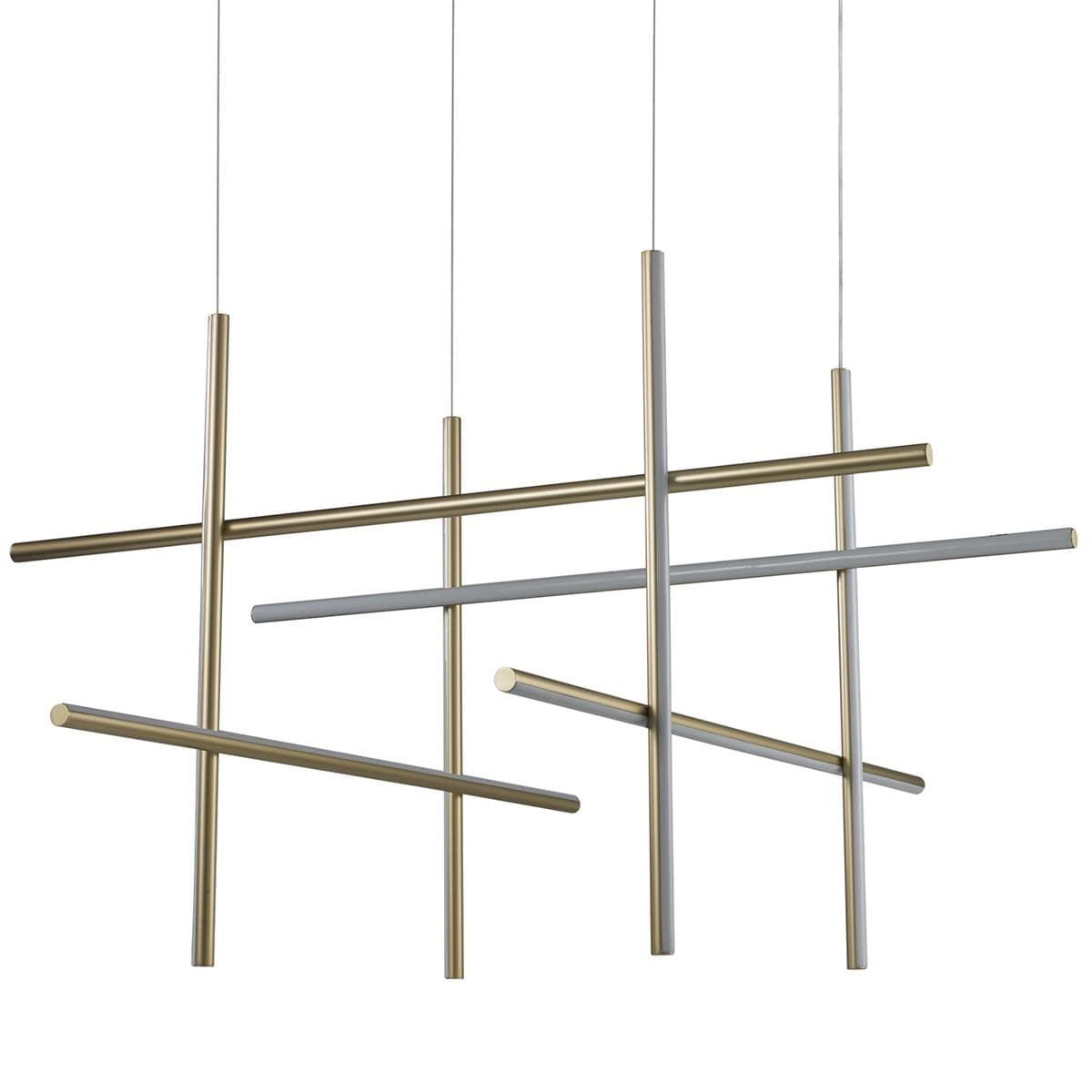 

Lampa wisząca ASTA-8 LED złota 120 cm (Kolor Czarny)