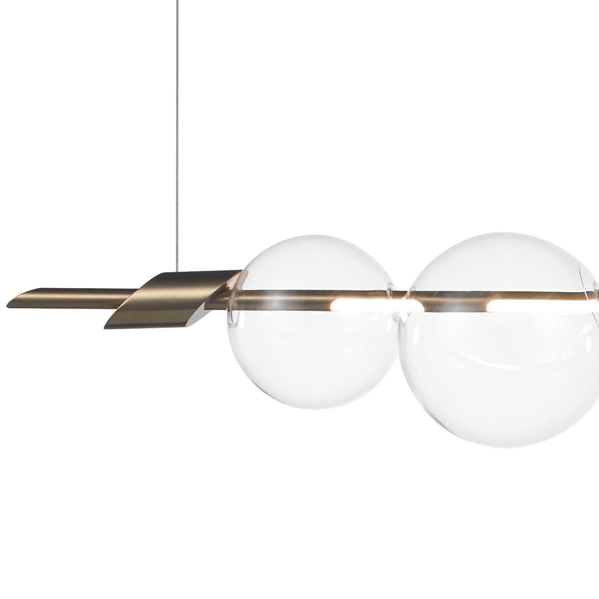 

Lampa wisząca AMORE LED złota 153 cm (Kolor Złoty)