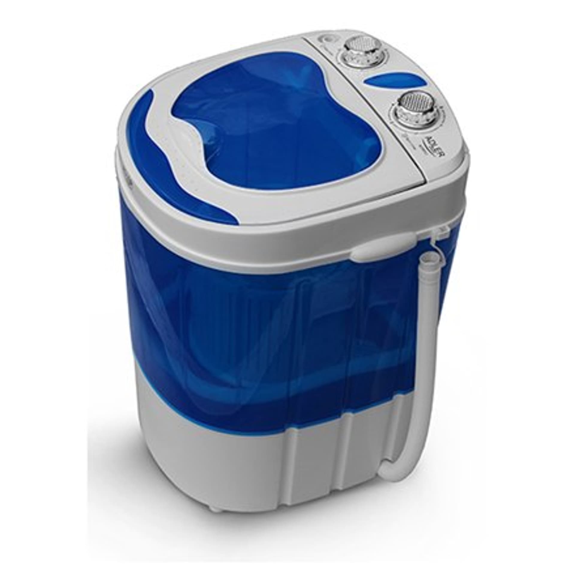 

Adler Washing machine AD 8051 , Top loading, Washing capacity 3 kg, Unspecified RPM, Depth 37 cm, Width 38 cm, White/Blue