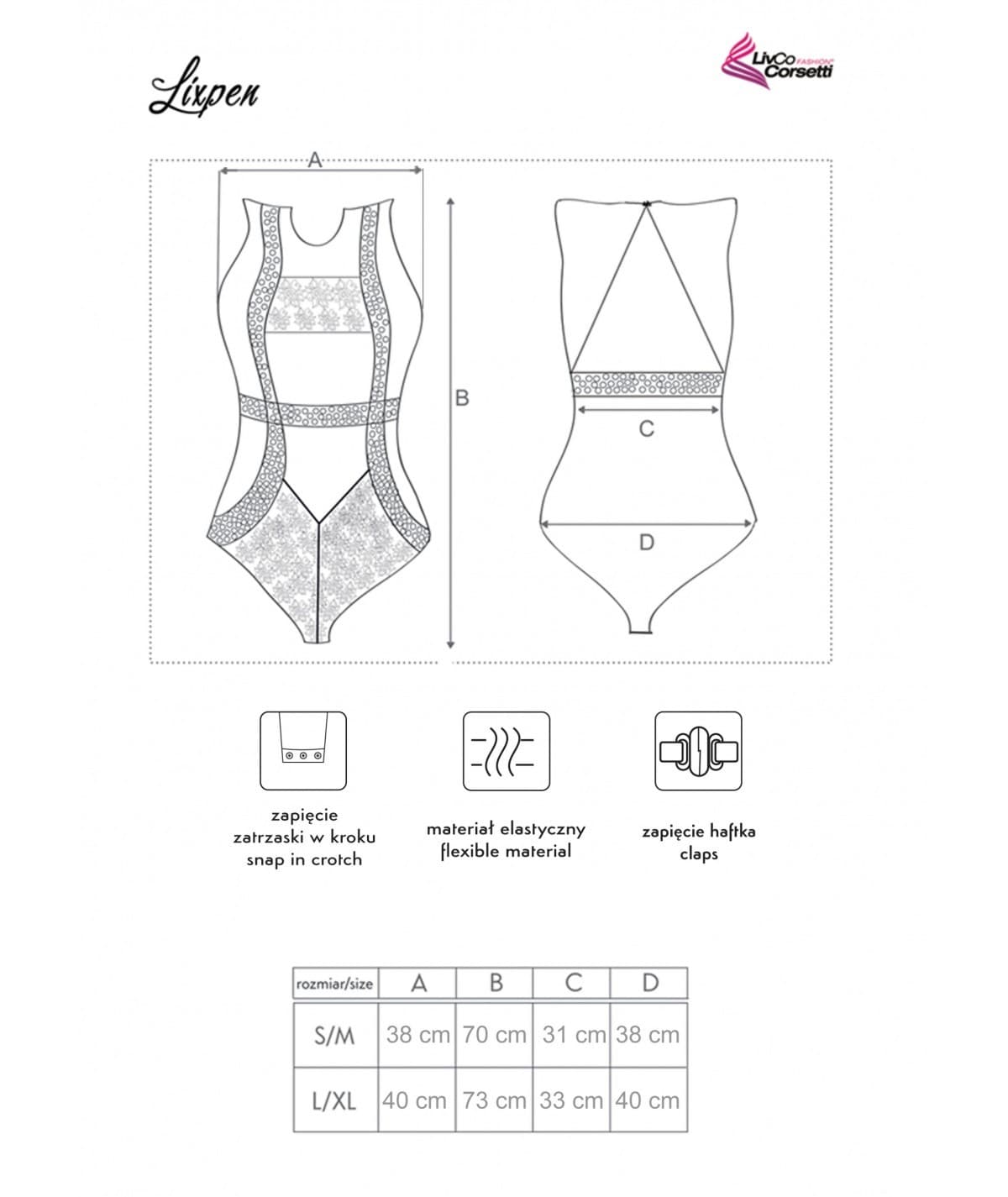 

BODY LIXPEN (kolor czarny, rozmiar L/XL)