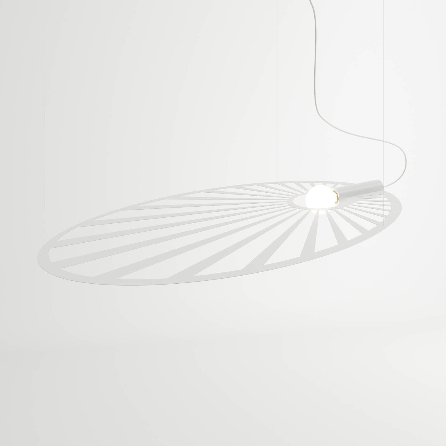 

Lampa wisząca LEHDET biała