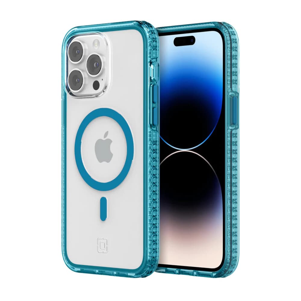 

Incipio Grip - obudowa ochronna do iPhone 14 Pro Max kompatybilna z MagSafe (bluejay-clear)