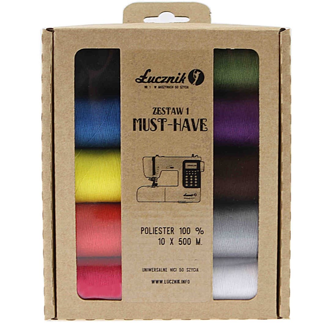 

Zestaw 10 nici do szycia Łucznin nr 1 Must Have