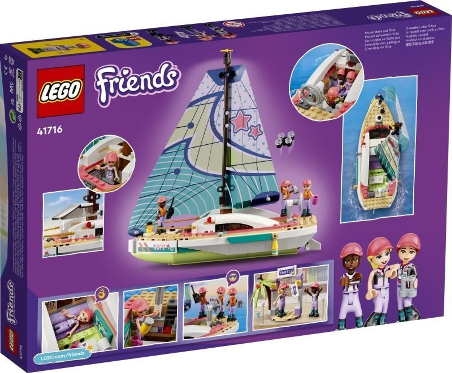 

LEGO Friends 41716 Stephanie i przygoda pod żaglami