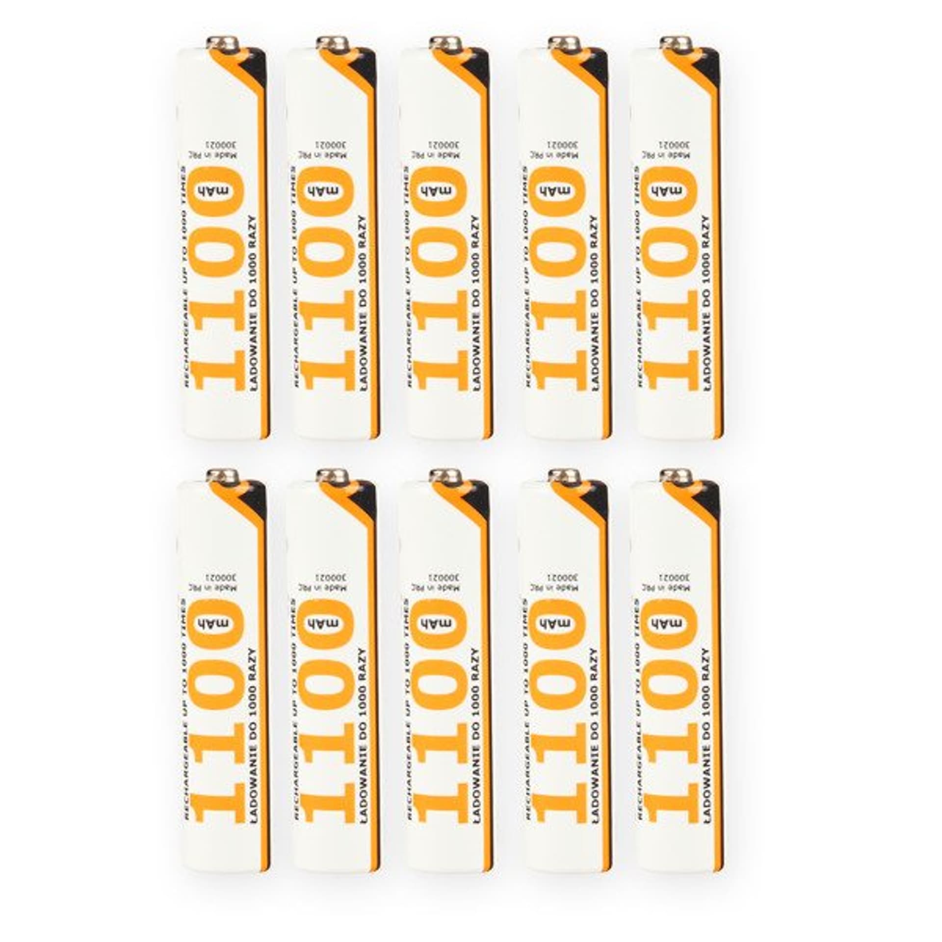 

Whitenergy Akumulator, 10x AAA, 1100mAh, Ni-MH, blister