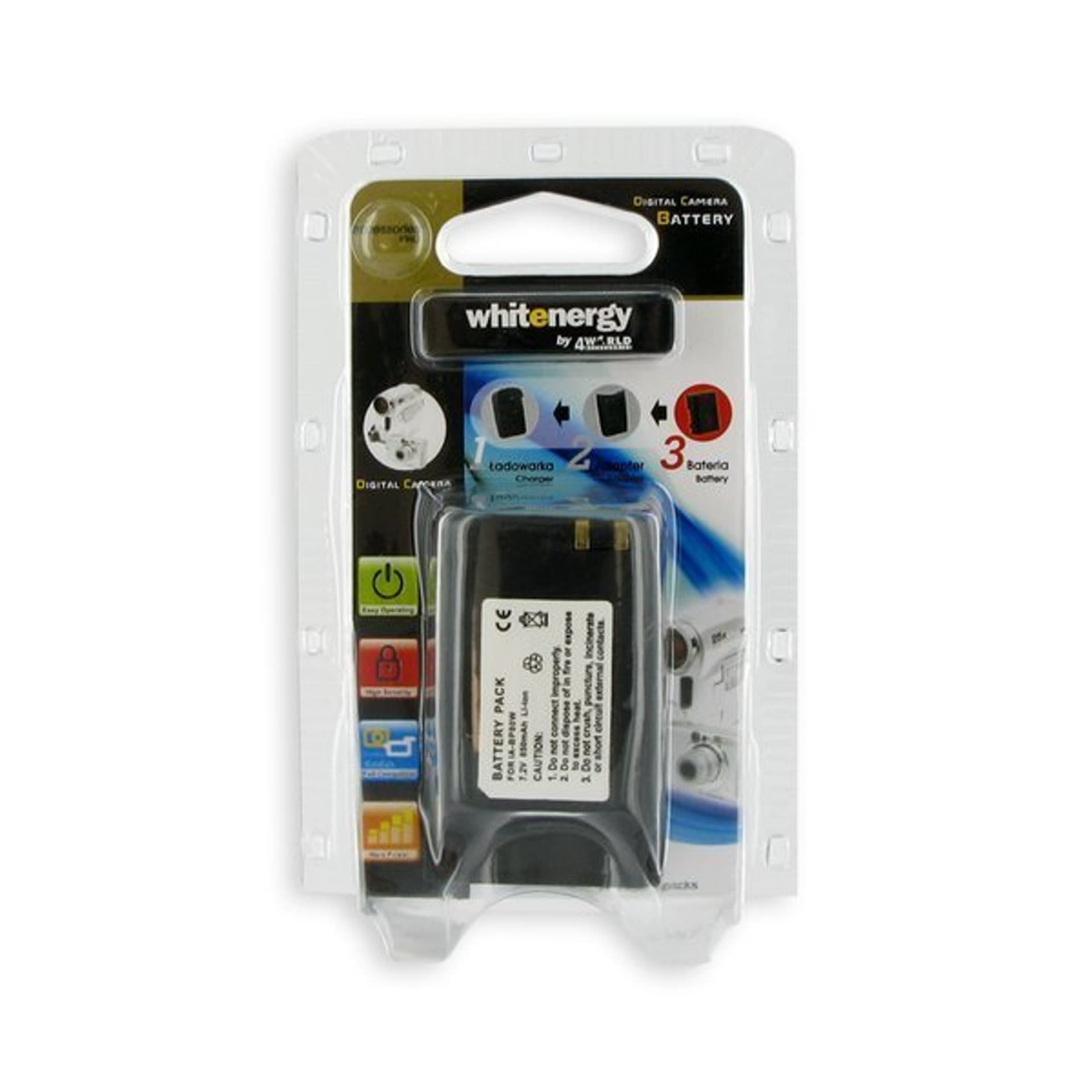 

Whitenergy Akumulator|Samsung IA-BP80SW|7,2V|800mAh Li-Ion