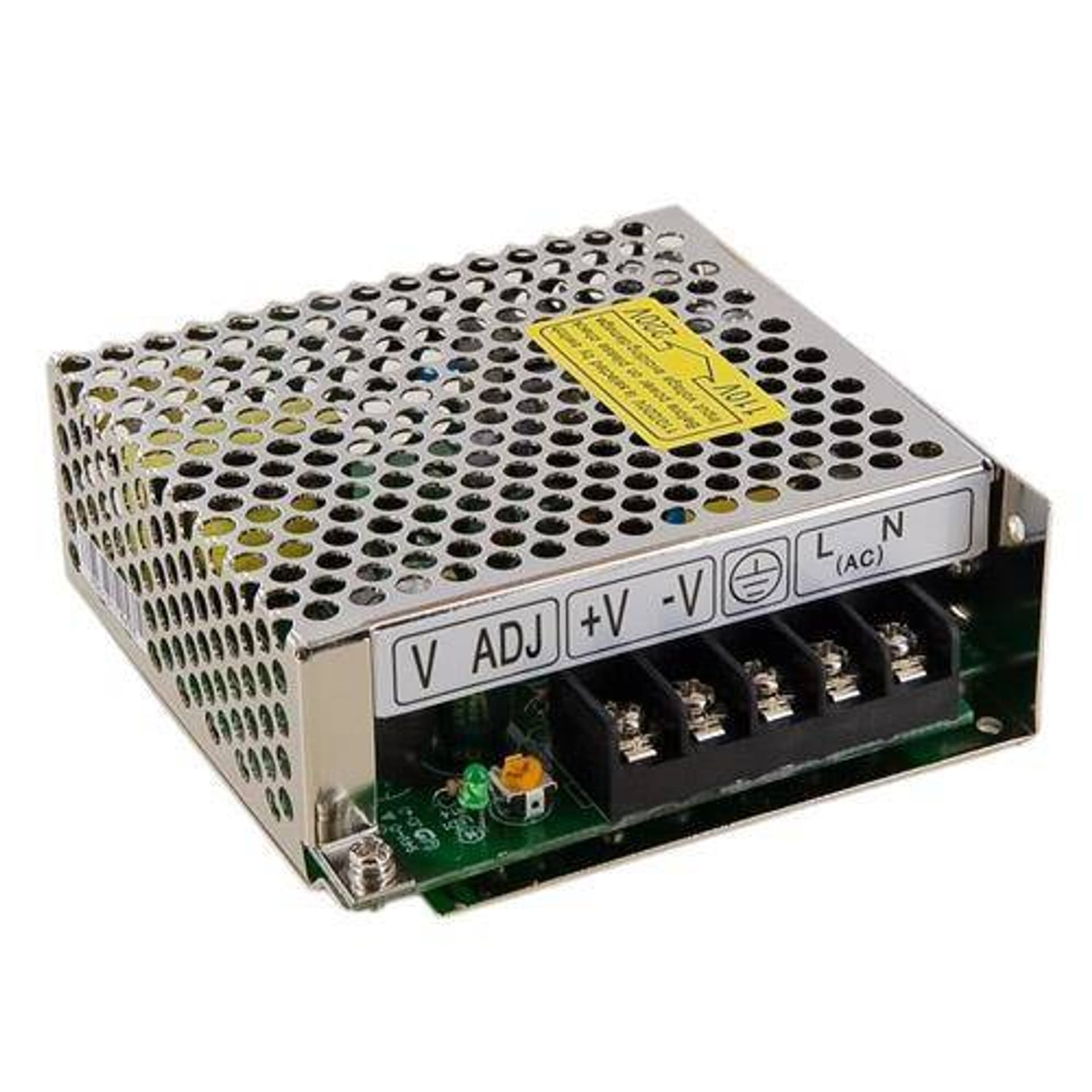 

Zasilacz uniwersalny, Modułowy, Pojedyńcze wyjśście, 15W, DC 12V, 1.3A, AC 85~132VAC/170~264V