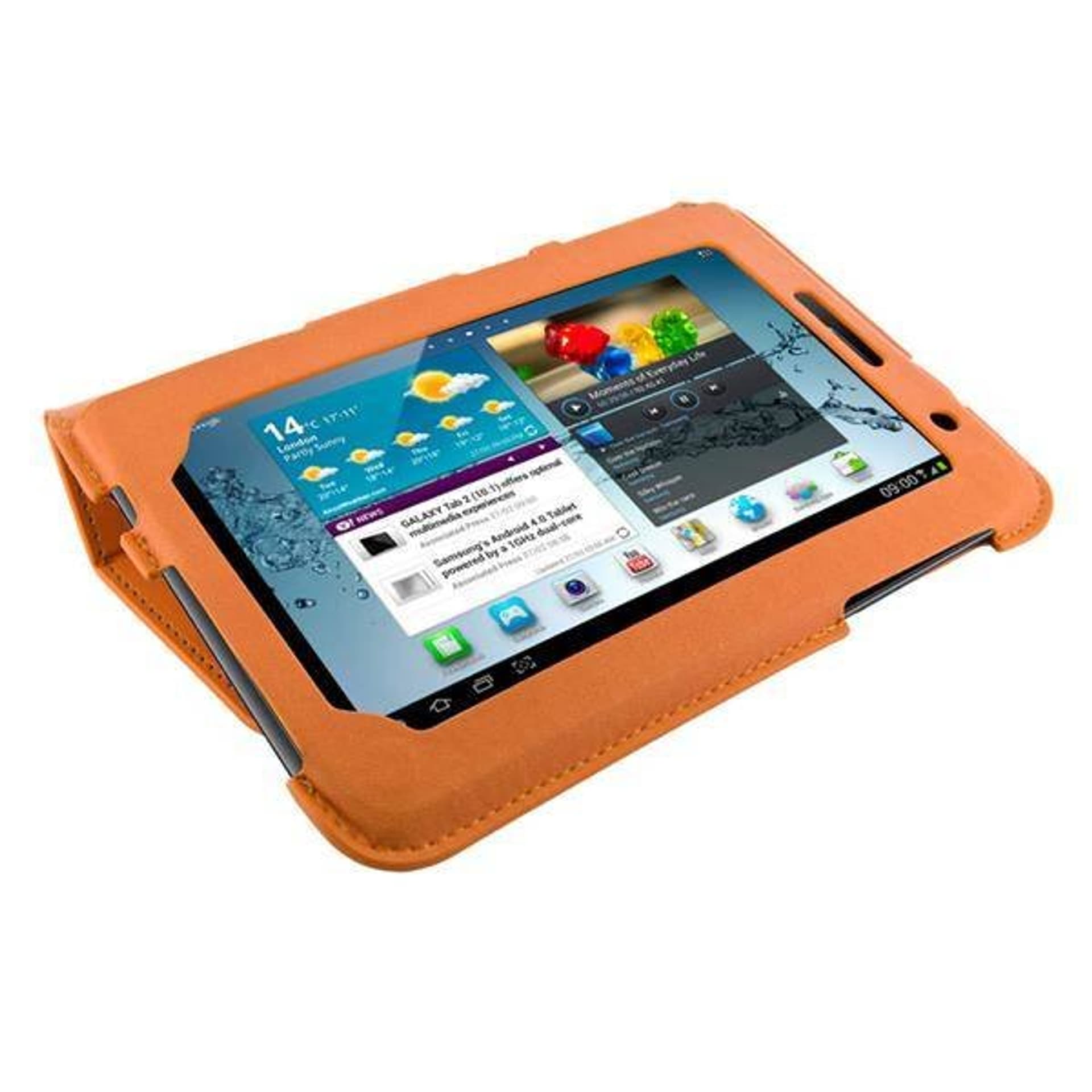 

4World Etui ochronne/Podstawka do Galaxy Tab 2 7'' Ultra Slim pomarańczowe