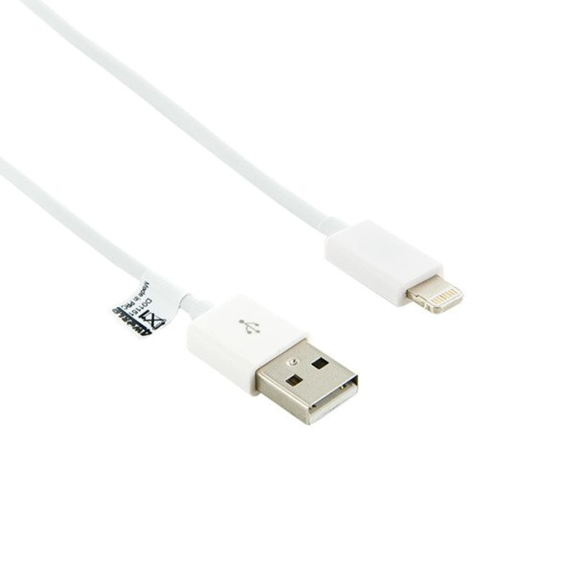 

4World Kabel iPhone 5/iPad 4/iPad mini - USB 1m biały