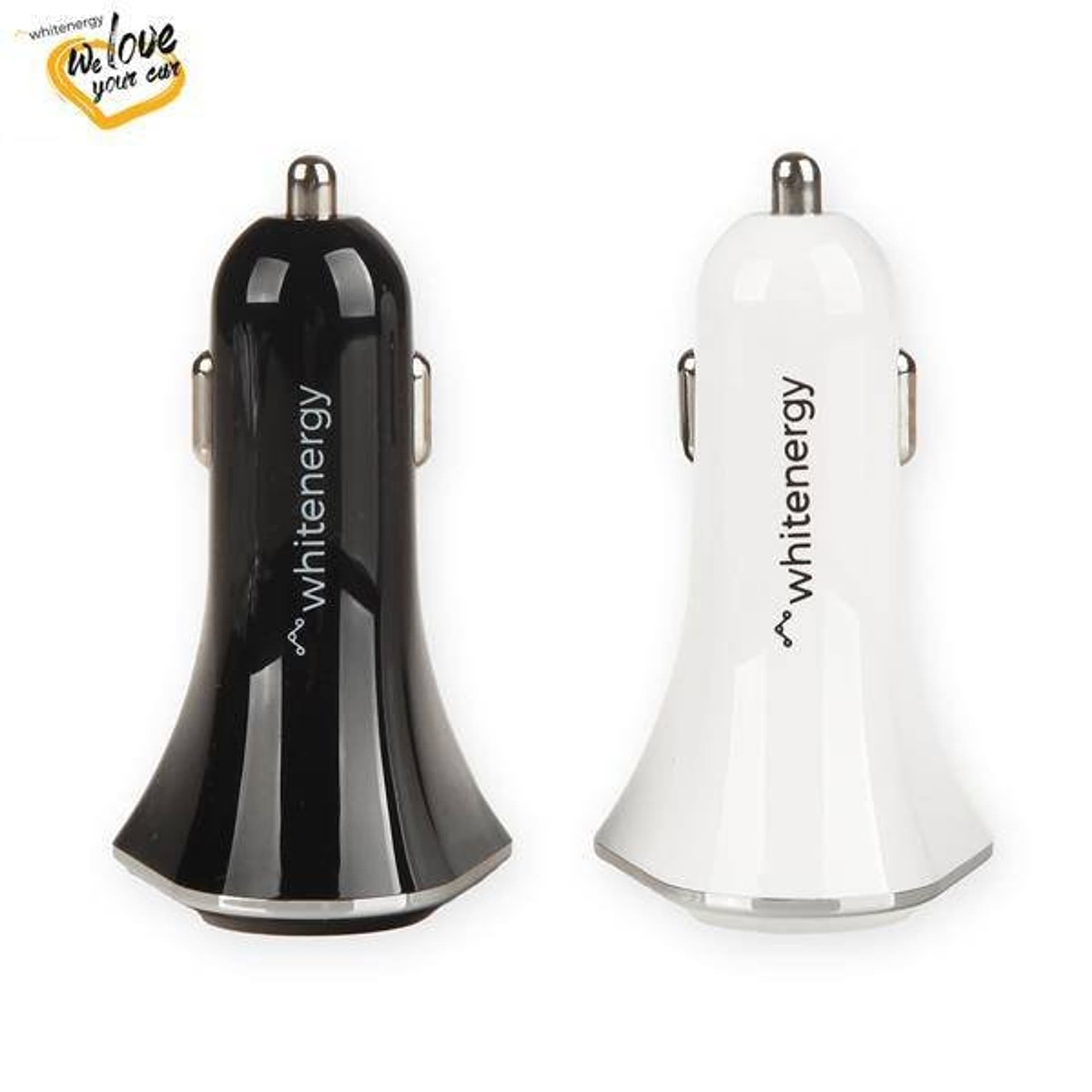 

Whitenergy Ładowarka samochodowa, 3x USB, wyjście 5V/ 5.2A, blister, czarna