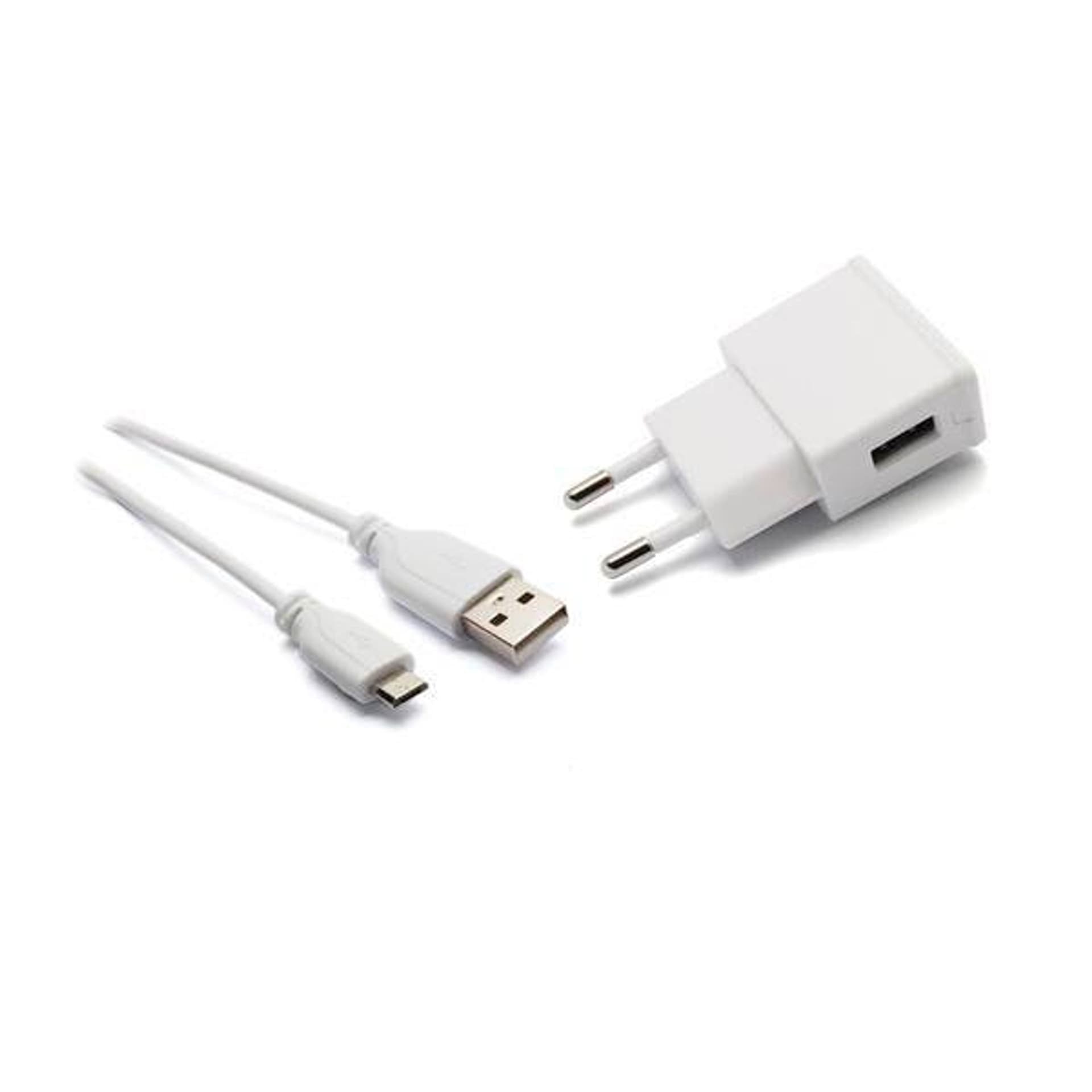 

G&BL Uniwersalna ładowarka USB, micro USB, 1000 mA, blister, biała