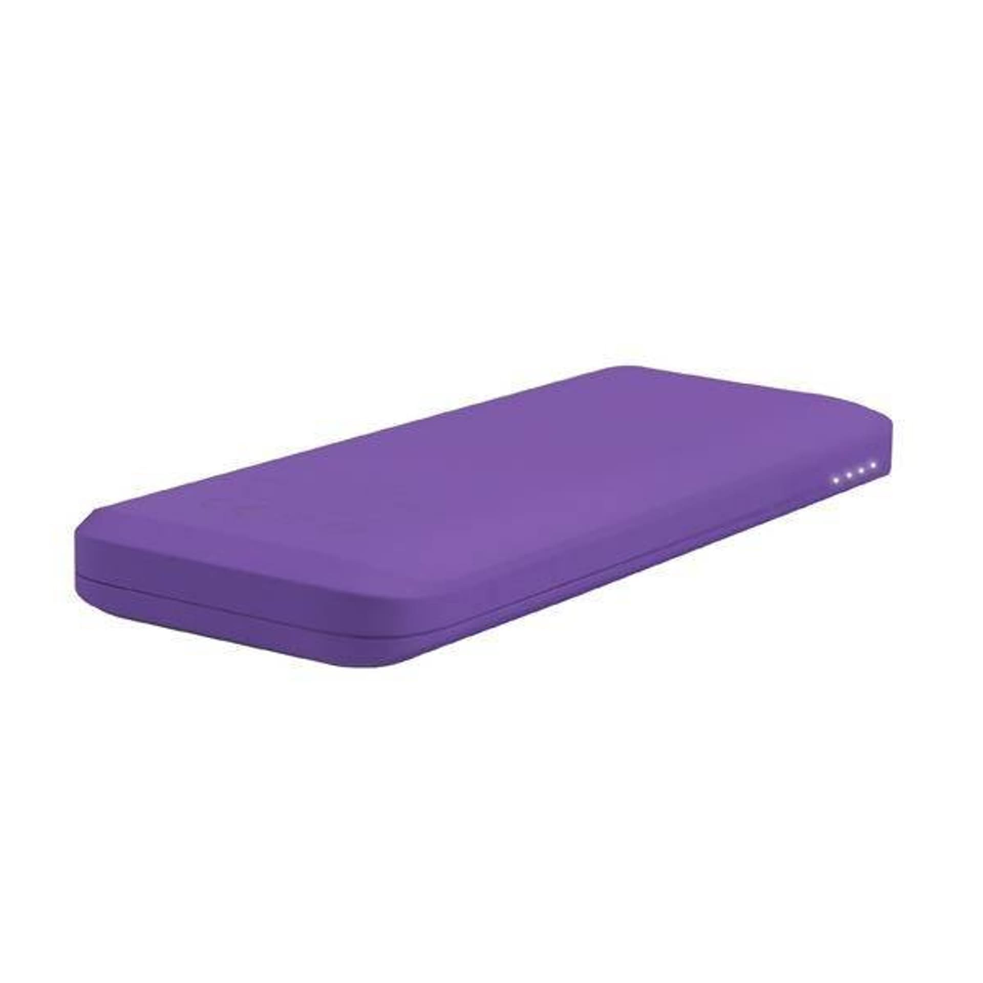 

Whitenergy Powerbank, 3000mAh, polimerowa bateria, wskaźnik naładowania, kabel 20cm, fioletowy