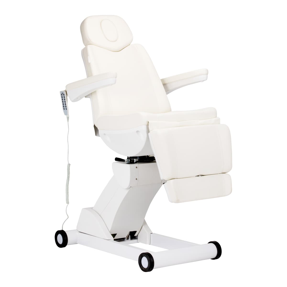 

Fotel kosmetyczny elektryczny obrotowy Azzurro 873 biały