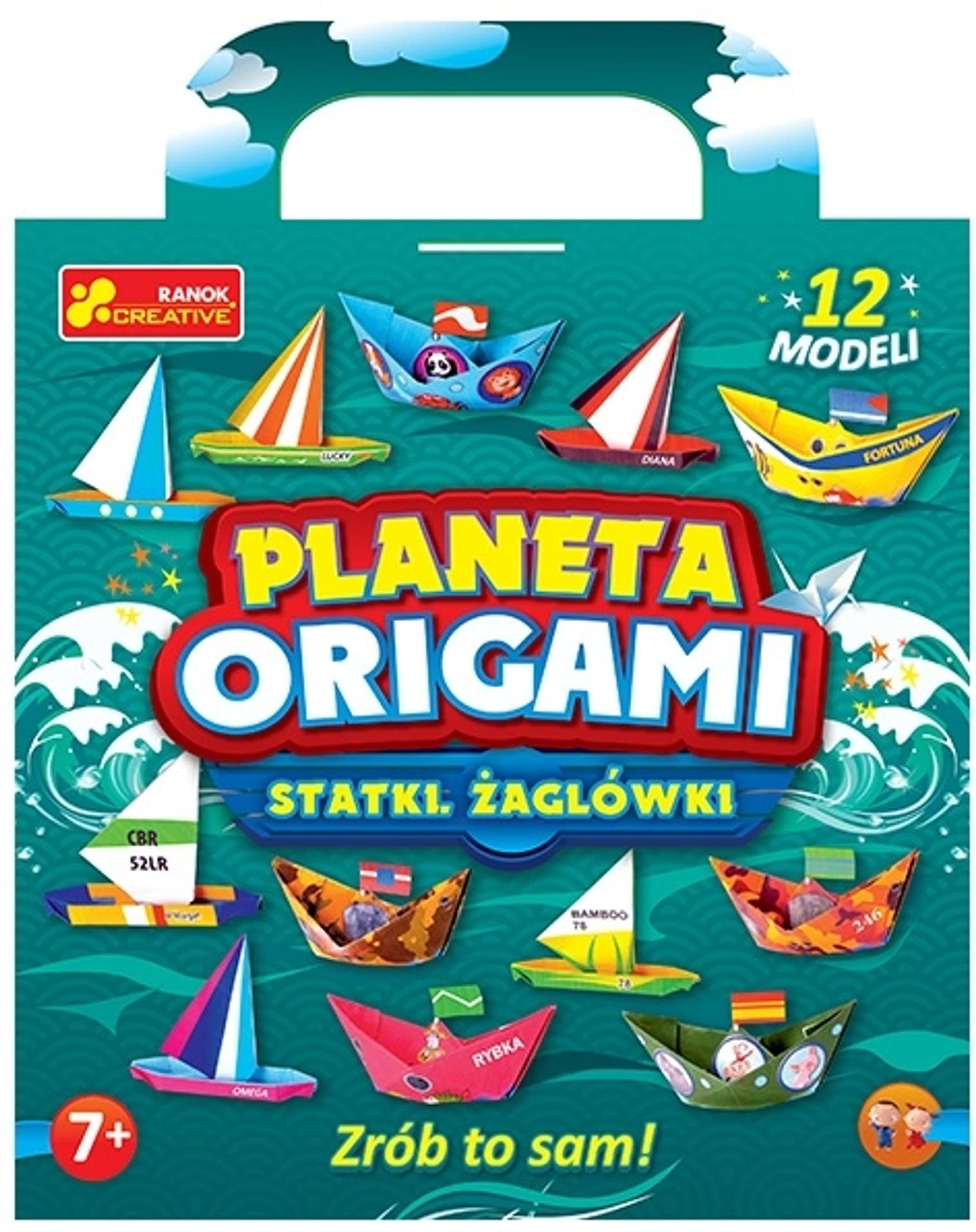 

Planeta origami Statki Żaglówki 12 modeli Zrób to sam