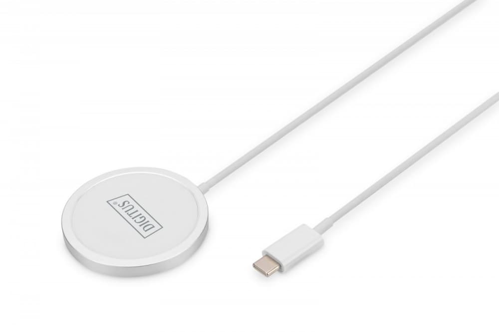 

Ładowarka bezprzewodowa indukcyjna 15W MagSafe 1m USB-C Biała