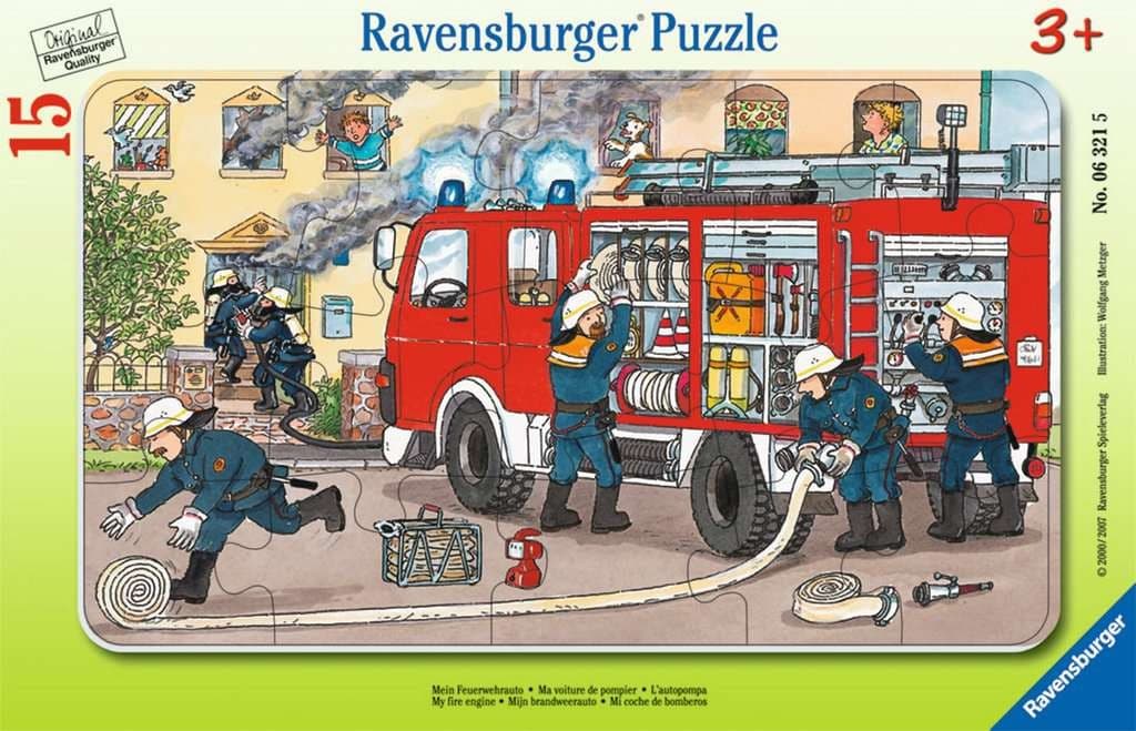 

Puzzle 15 elementów Straż Pożarna